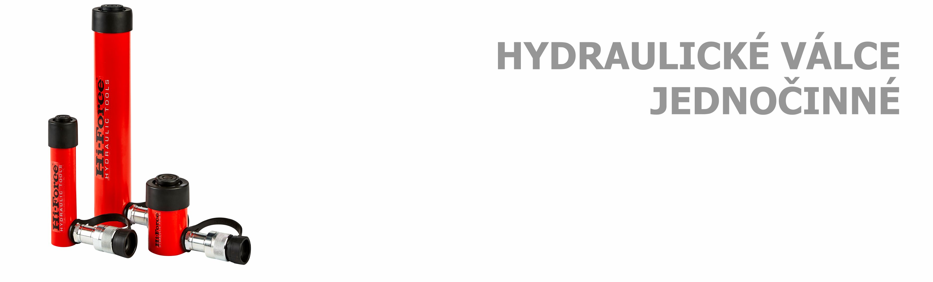 hydraulické válce jednočinné