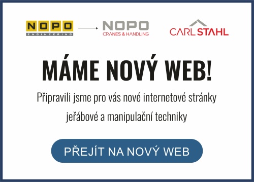 Nový web jeřábová a manipulační technika
