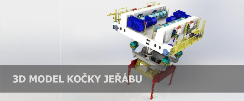 3D model kočky jeřábu