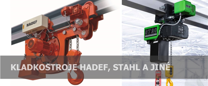 kladkostroje Hadef a Stahl